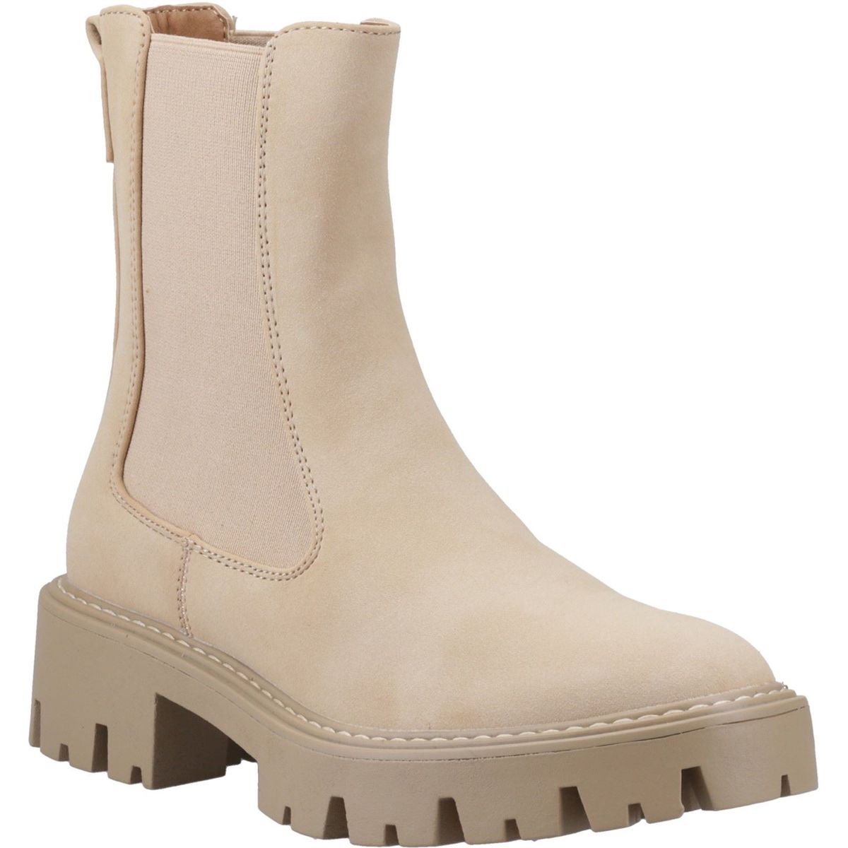 Chelsea-Boots mit klobiger Profilsohle