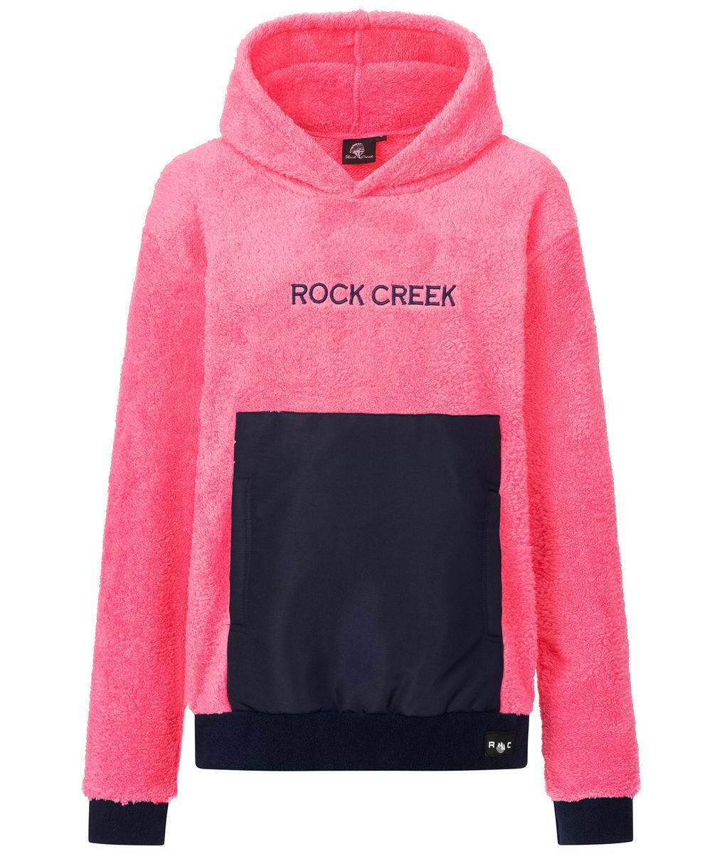 Kuscheliger Teddy-Fleece Hoodie mit Kontrasttasche