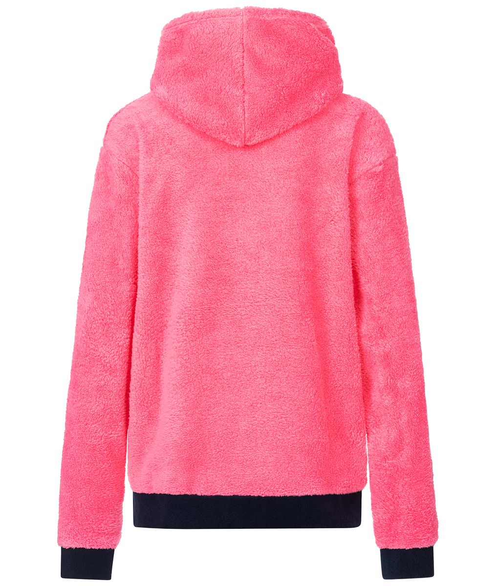 Kuscheliger Teddy-Fleece Hoodie mit Kontrasttasche