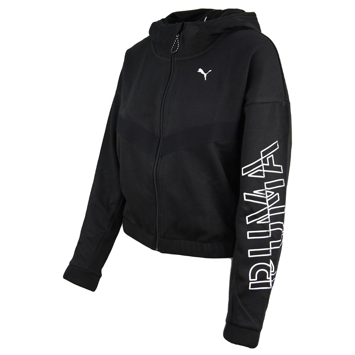 Kapuzenjacke mit Grafik-Ärmel