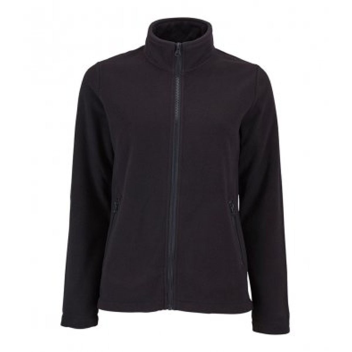 Taillierte Fleecejacke mit Reißverschluss