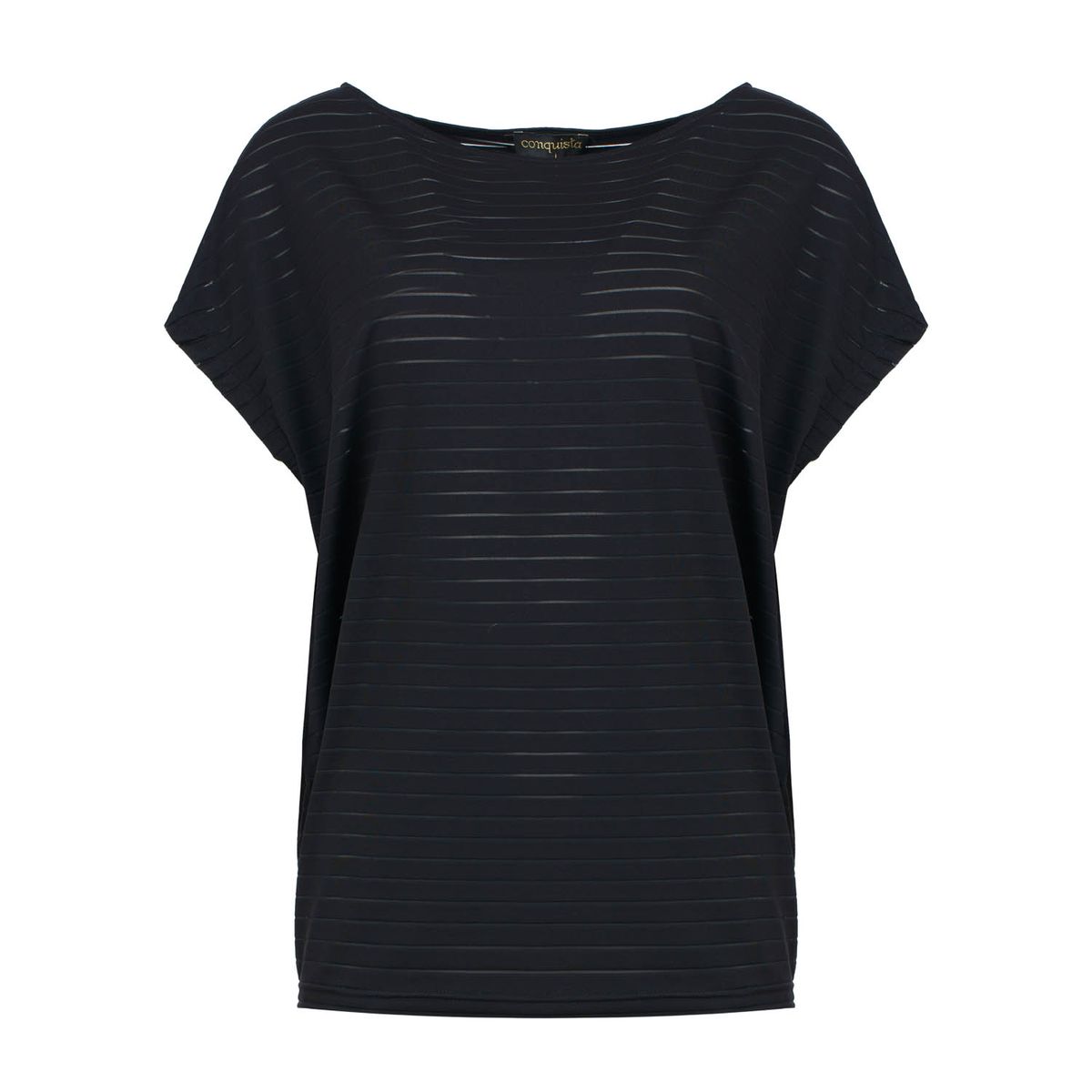 Transparentes Gestreiftes Oversized Sommer-Top