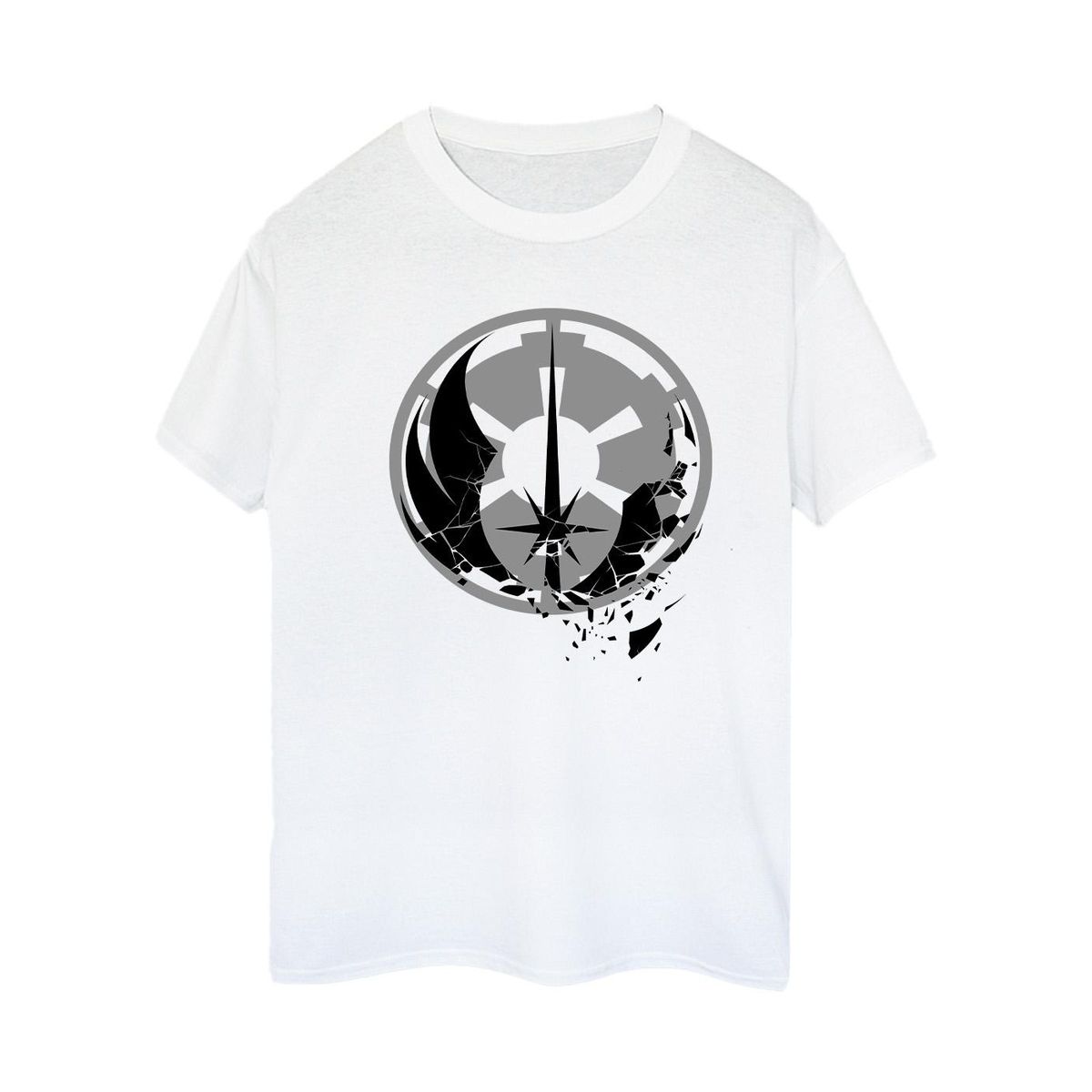 Boyfriend-T-Shirt mit Grafik-Print