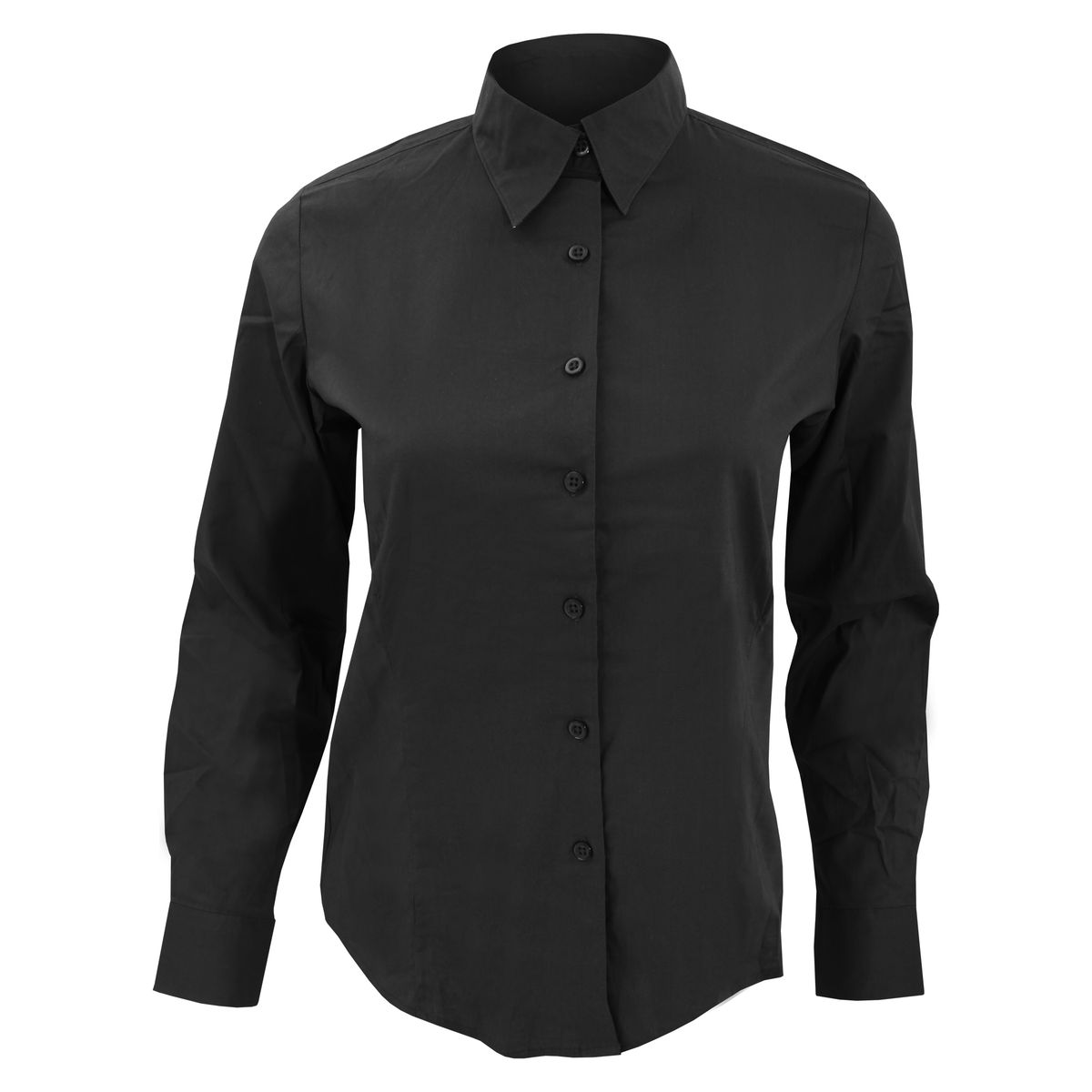 Tailliertes Button-Down Hemd aus Baumwolle