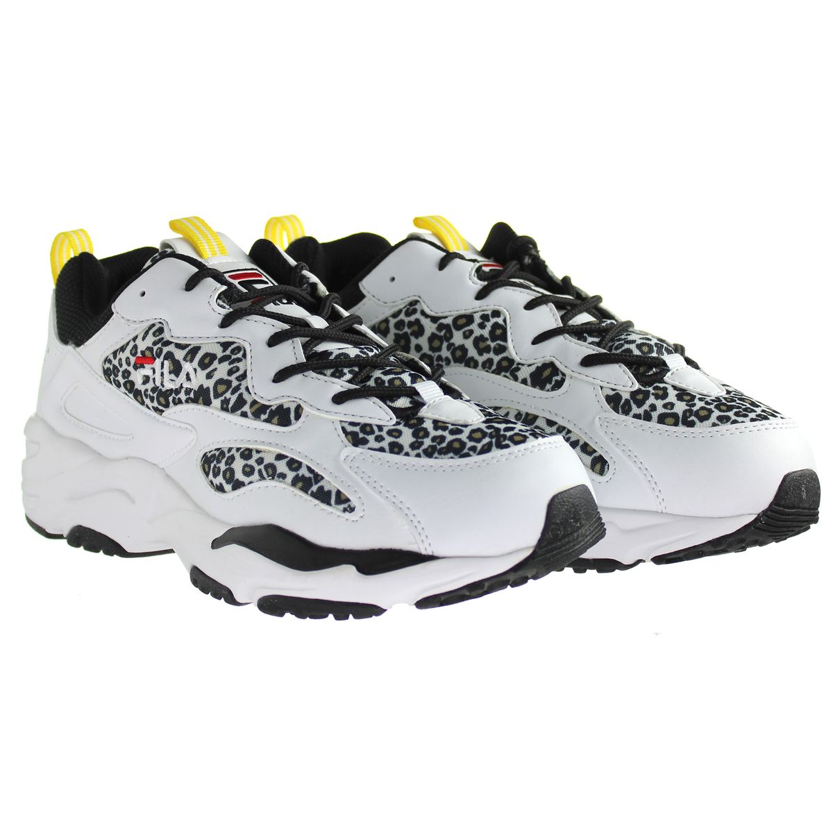 Chunky Sneaker mit Leopardenmuster-Mix