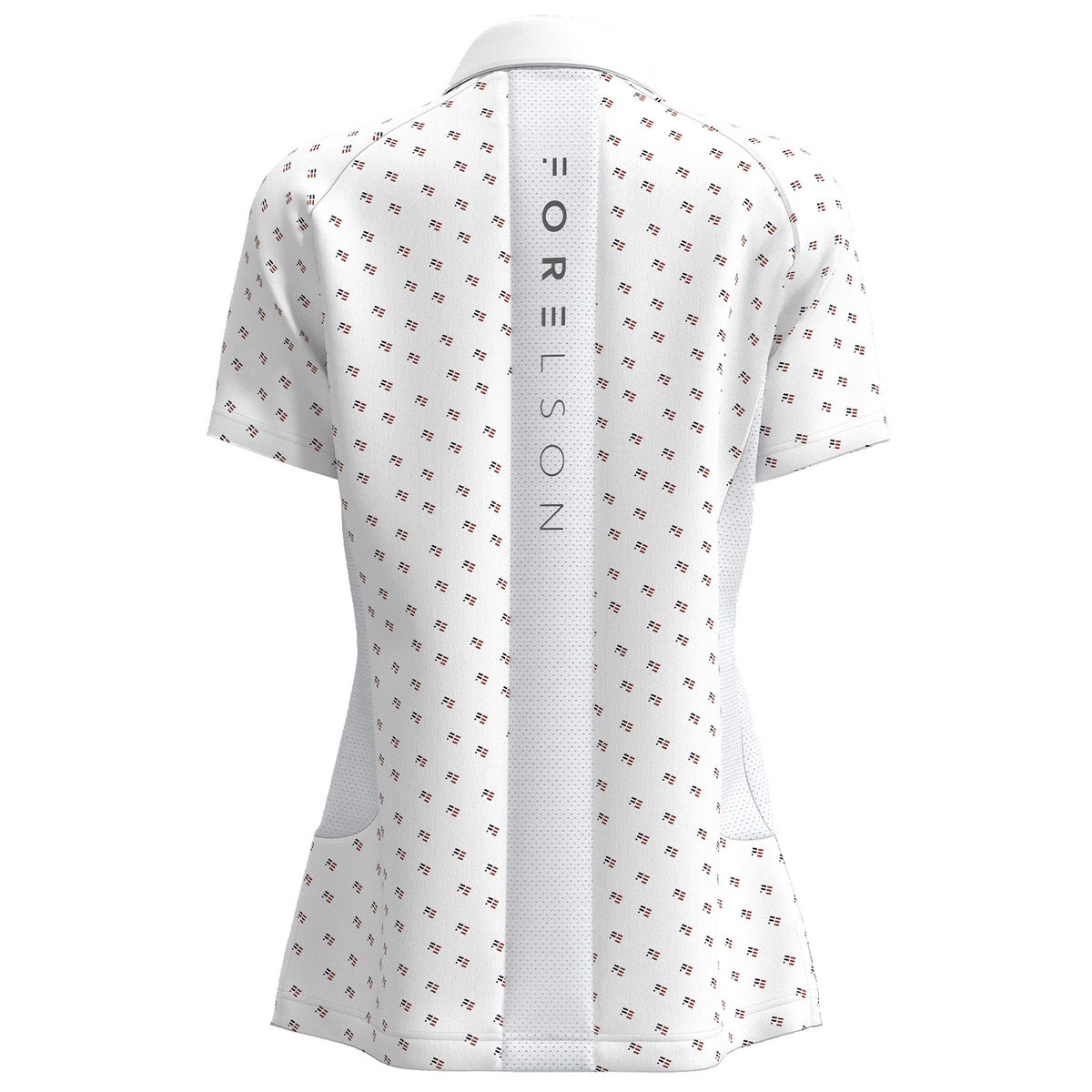 Performance-Poloshirt mit geometrischem Muster