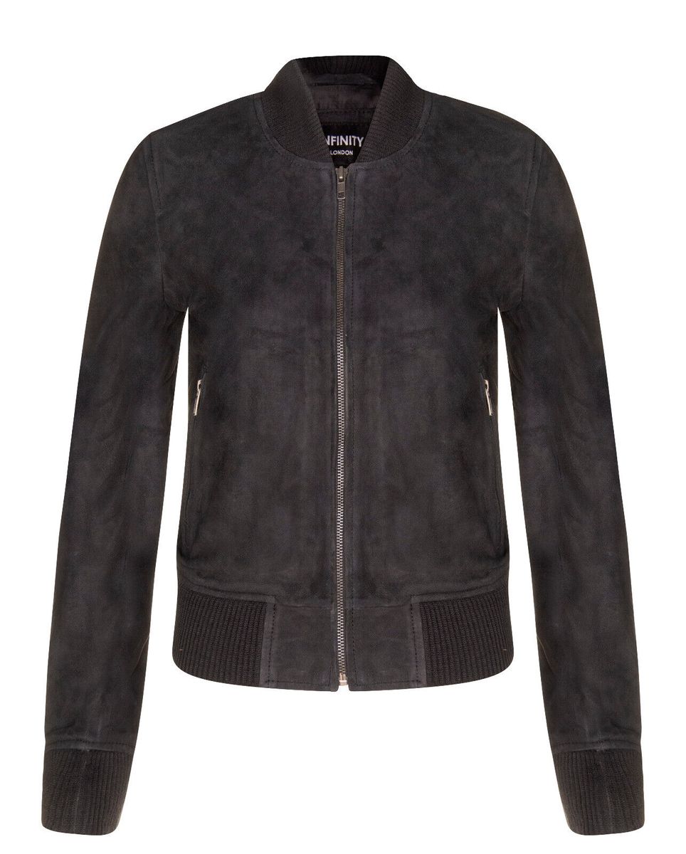 Klassische MA-1 Wildleder-Bomberjacke