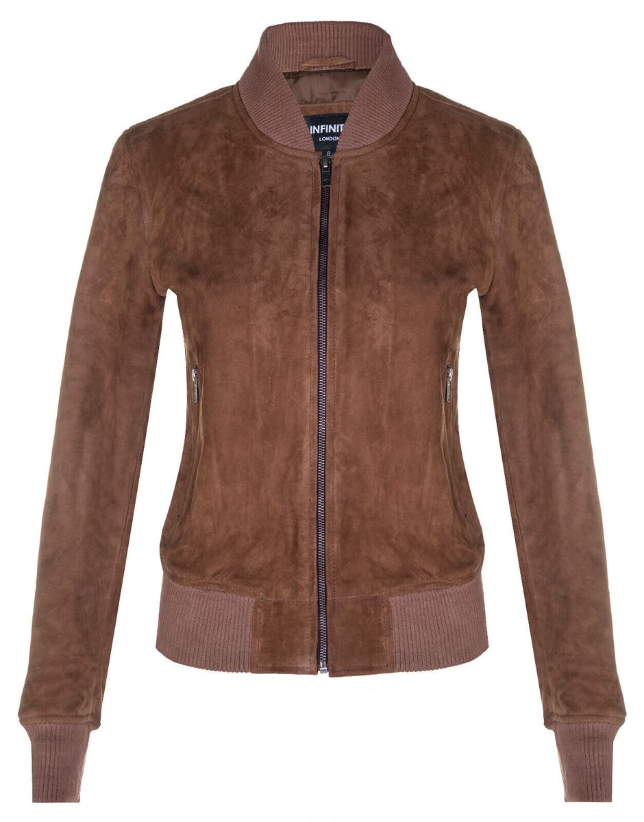 Klassische MA-1 Wildleder-Bomberjacke