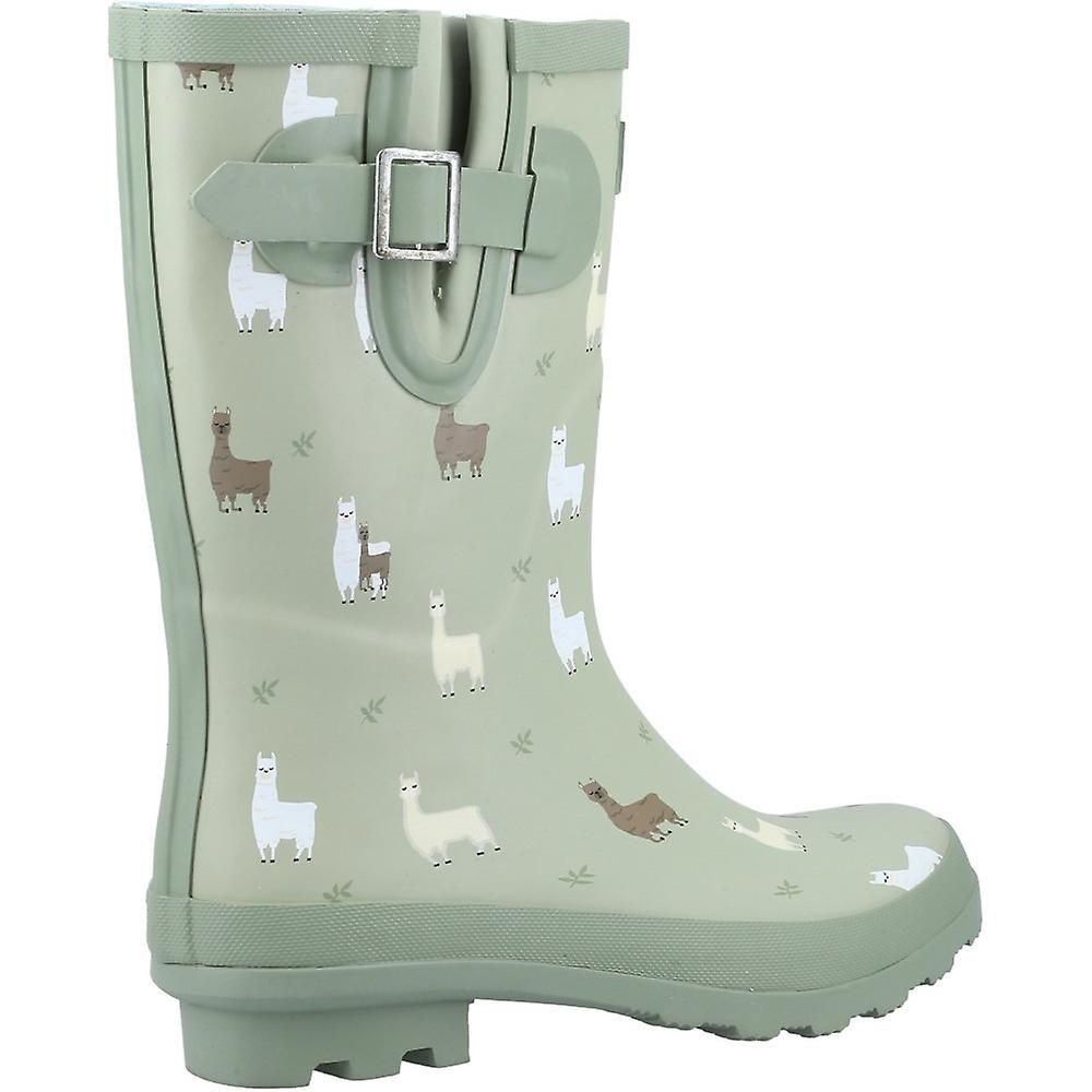Gummistiefel mit verspieltem Alpaka-Muster