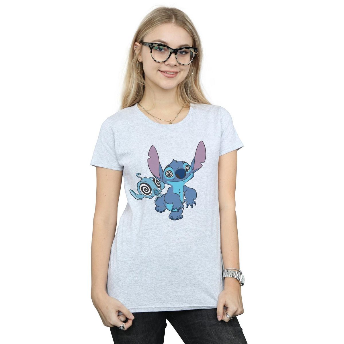 Grafik-T-Shirt mit hypnotisiertem Stitch
