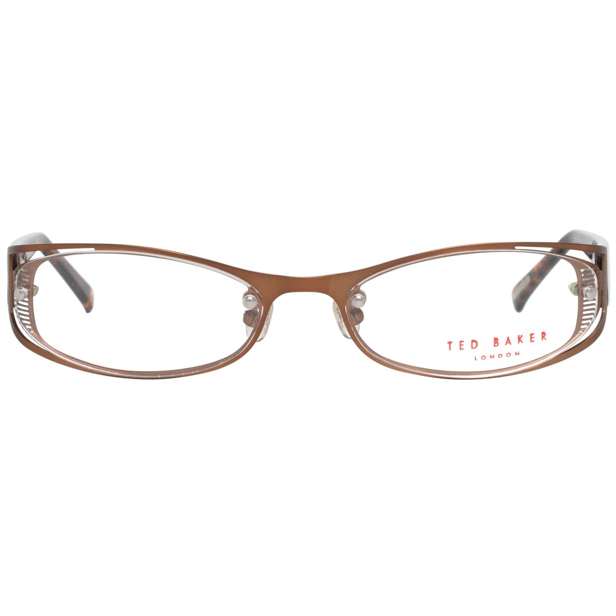 Elegante randlose ovale Brillenfassung