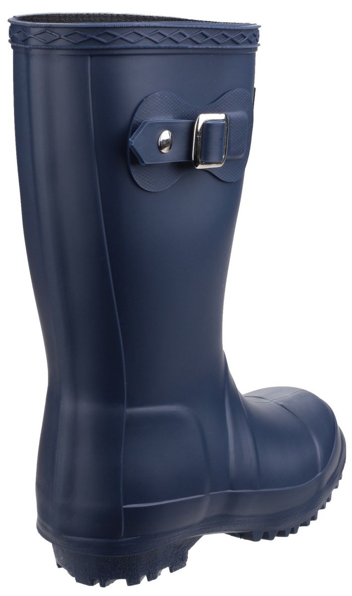 Hohe Gummistiefel mit Seitenschnalle
