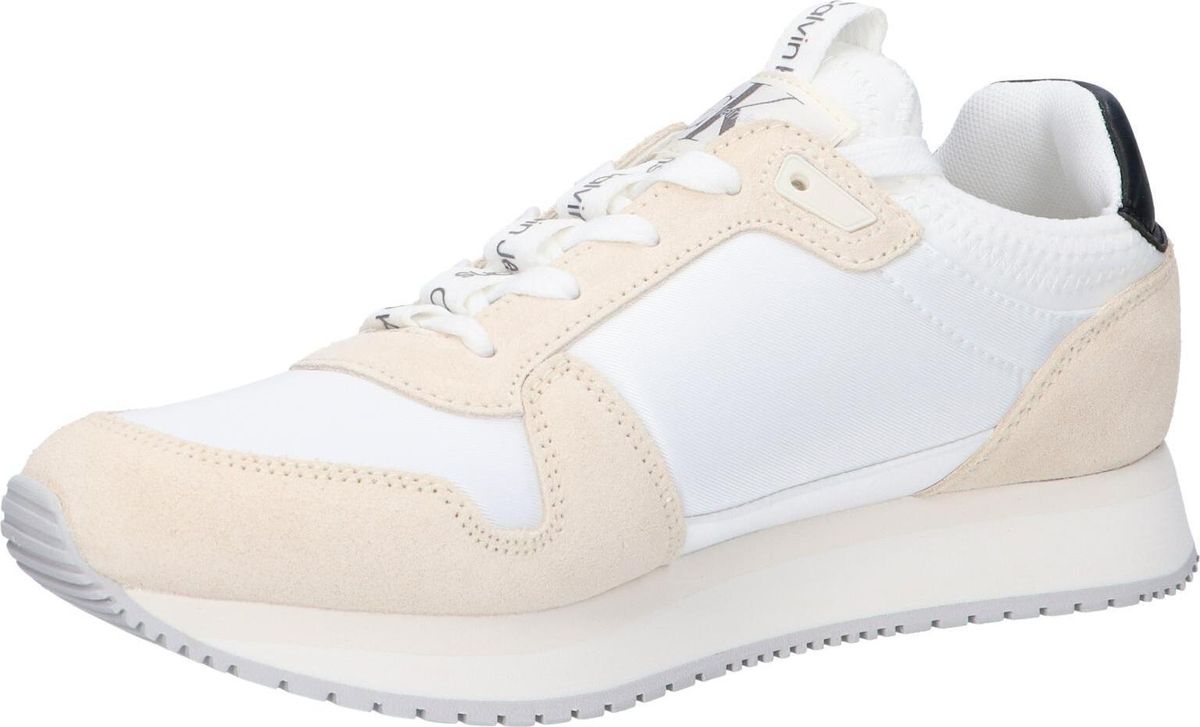 Sneaker mit Logo-Print und Plateausohle