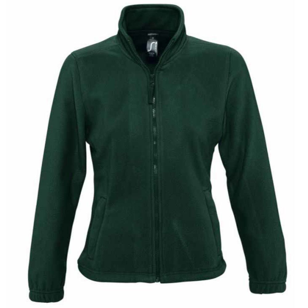 Taillierte Fleecejacke mit Reißverschluss