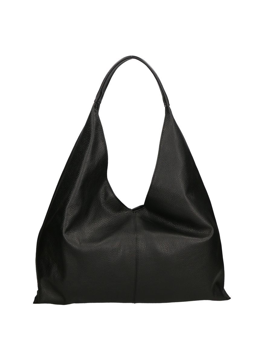 Große Hobo-Tasche aus genarbtem Leder