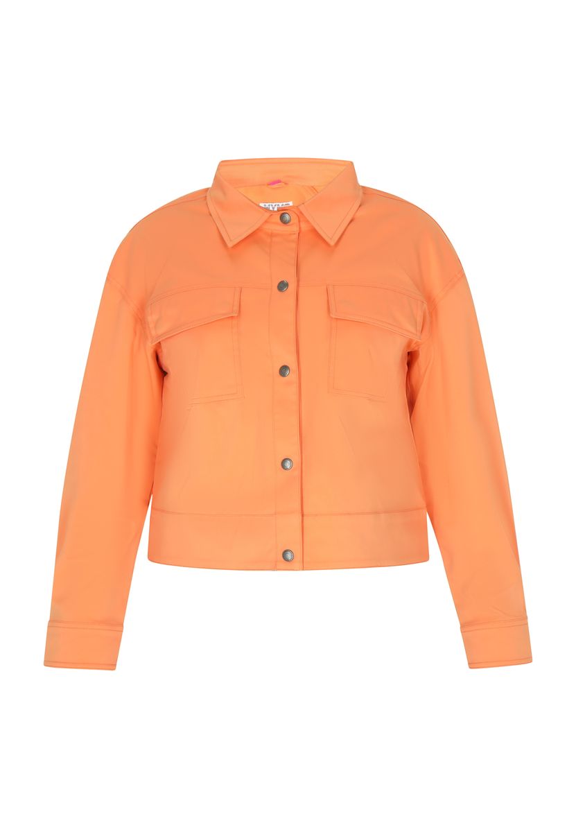 Kastige Kurzjacke mit Taschen