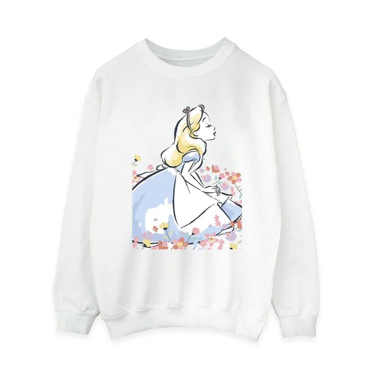 Alice im Wunderland Skizzen-Sweatshirt