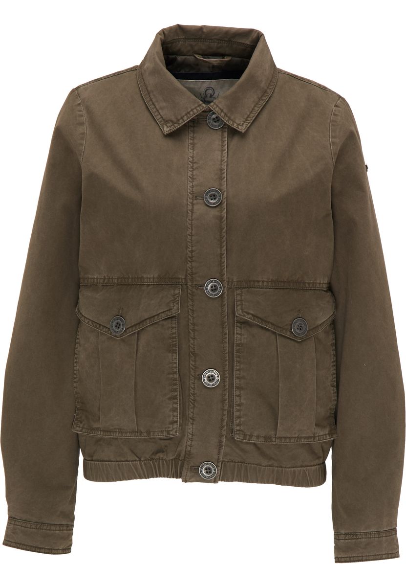 Kurzer Utility-Blouson mit Pattentaschen