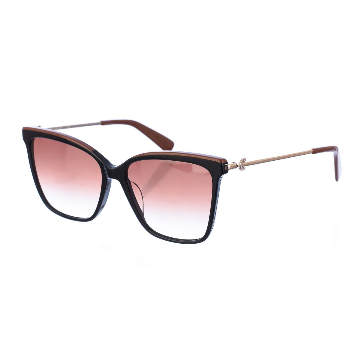 Elegante quadratische Sonnenbrille mit Marmor-Optik