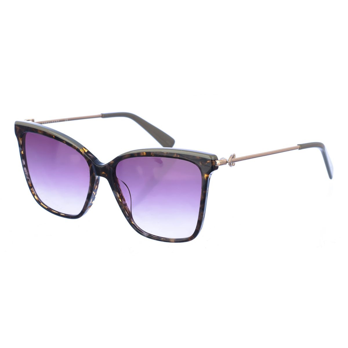 Elegante quadratische Sonnenbrille mit Marmor-Optik