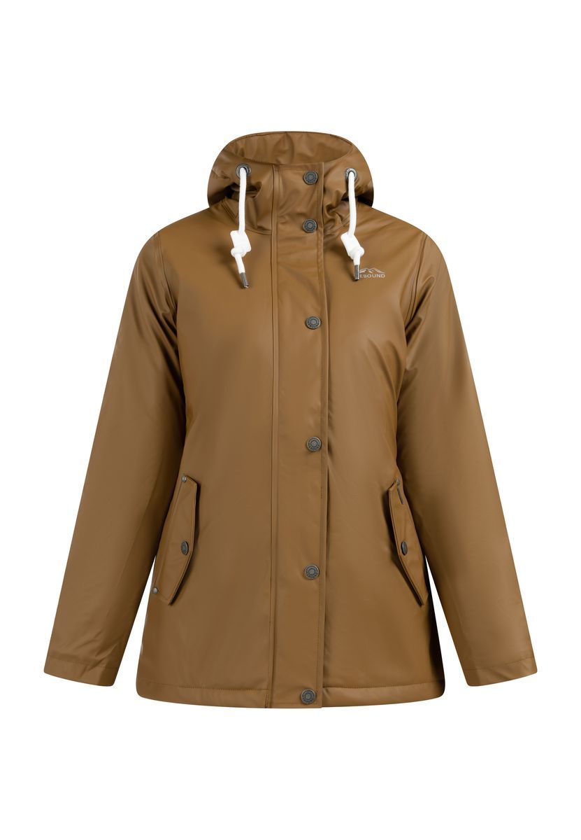 Wasserdichter Regenparka mit Teddyfutter