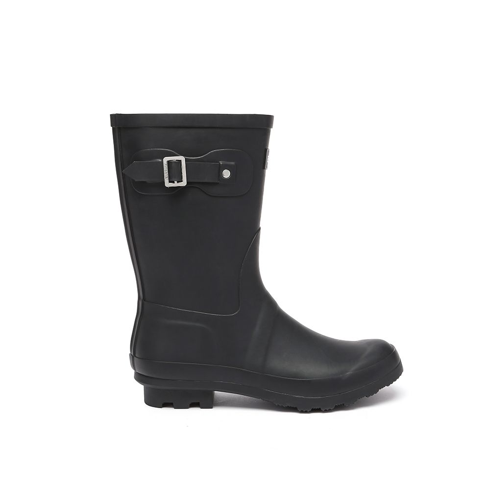 Klassische Gummistiefel mit seitlicher Schnalle