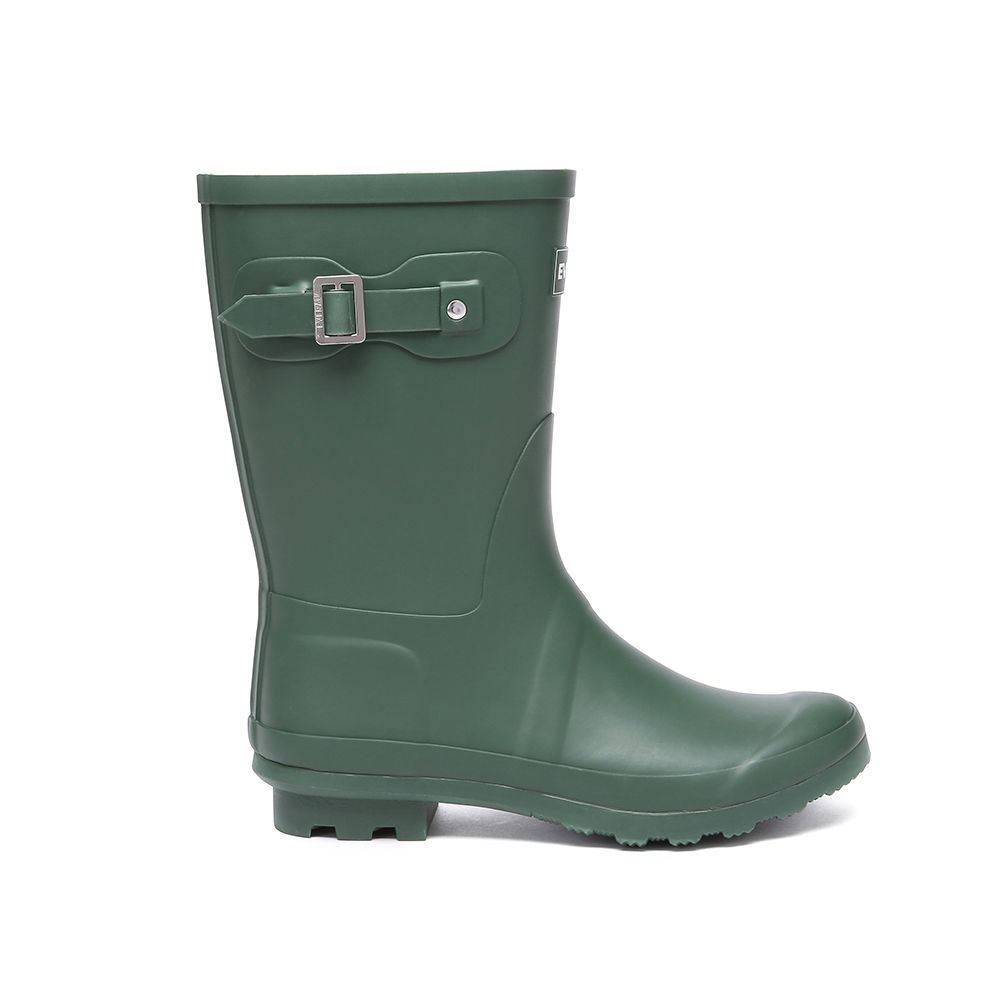 Klassische Gummistiefel mit seitlicher Schnalle