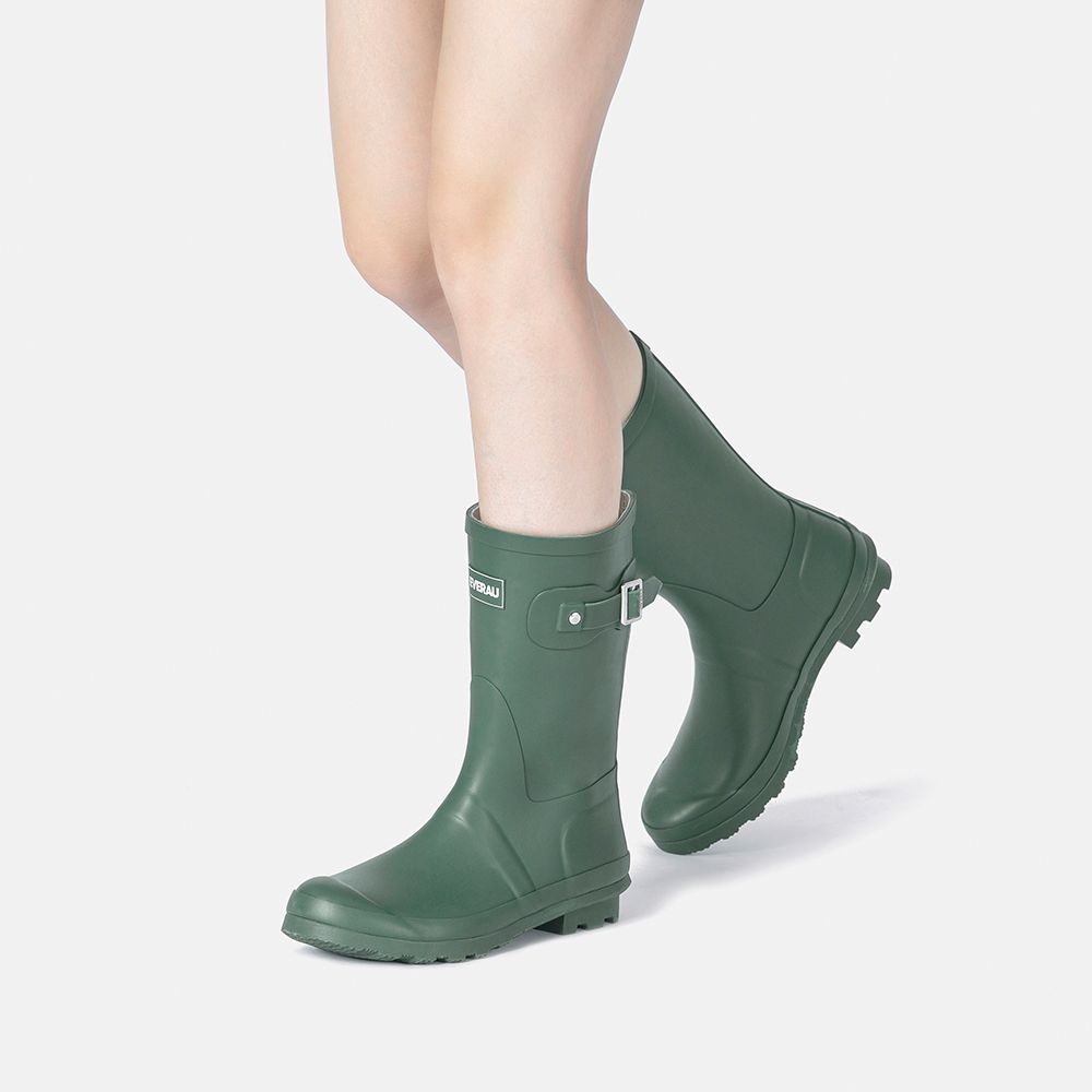 Klassische Gummistiefel mit seitlicher Schnalle