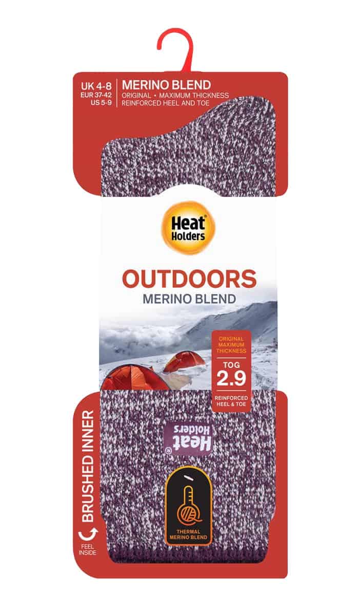 Thermo-Wintersocken aus Merinowollmischung