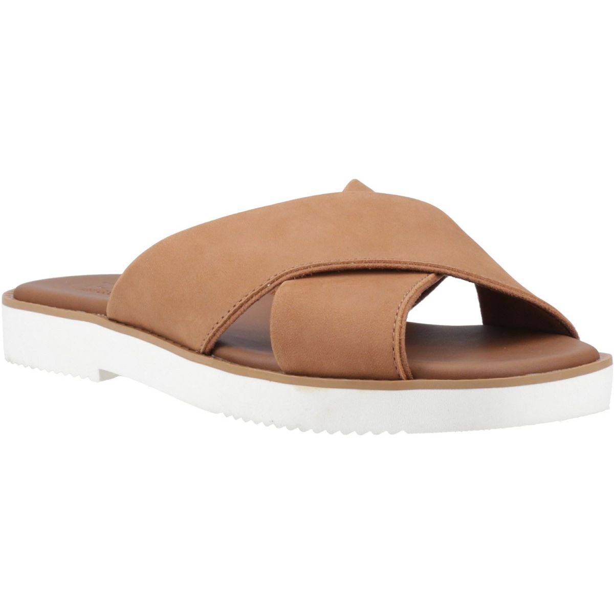 Leder-Sandalen mit Überkreuz-Riemen