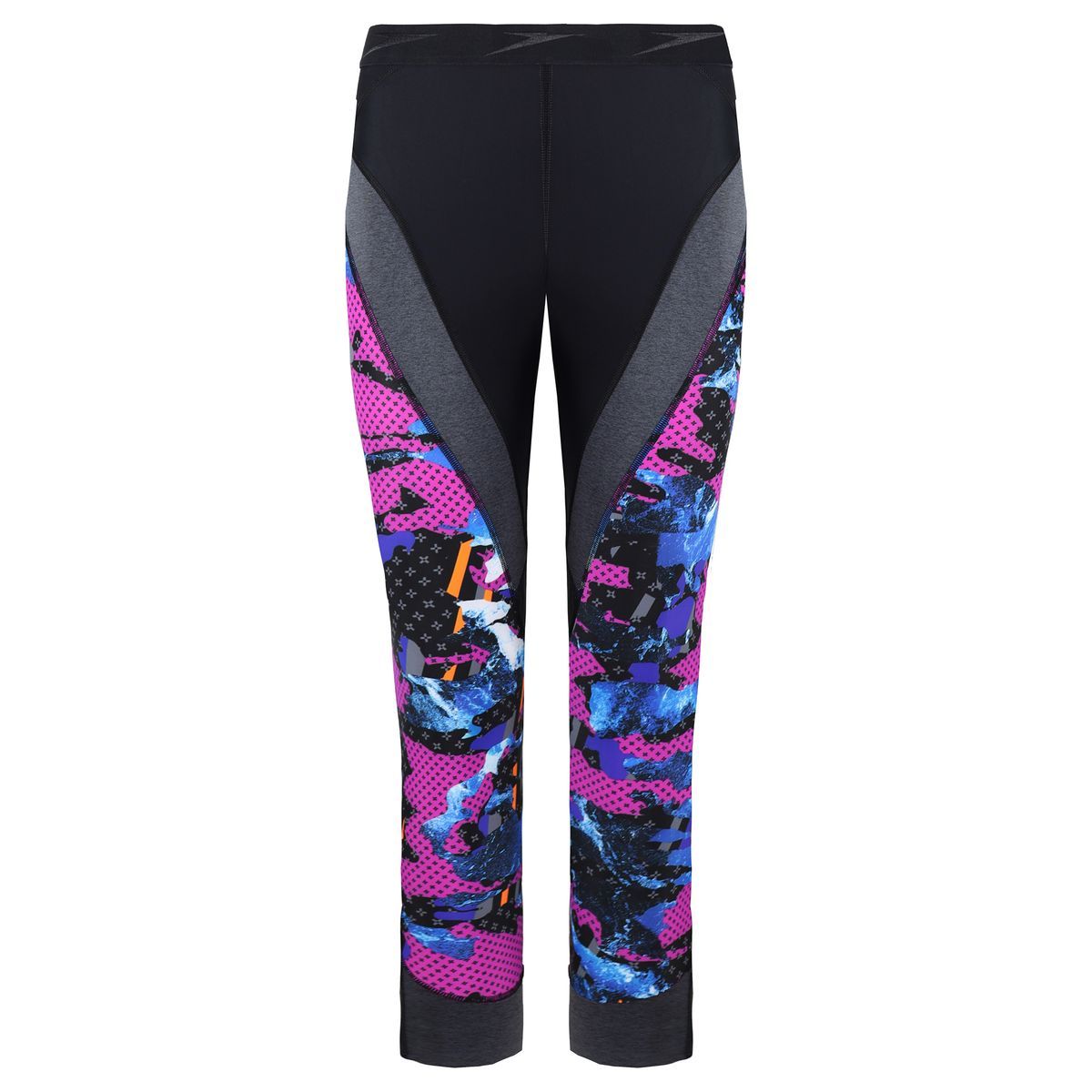 Bunte Gemusterte Performance-Sportleggings