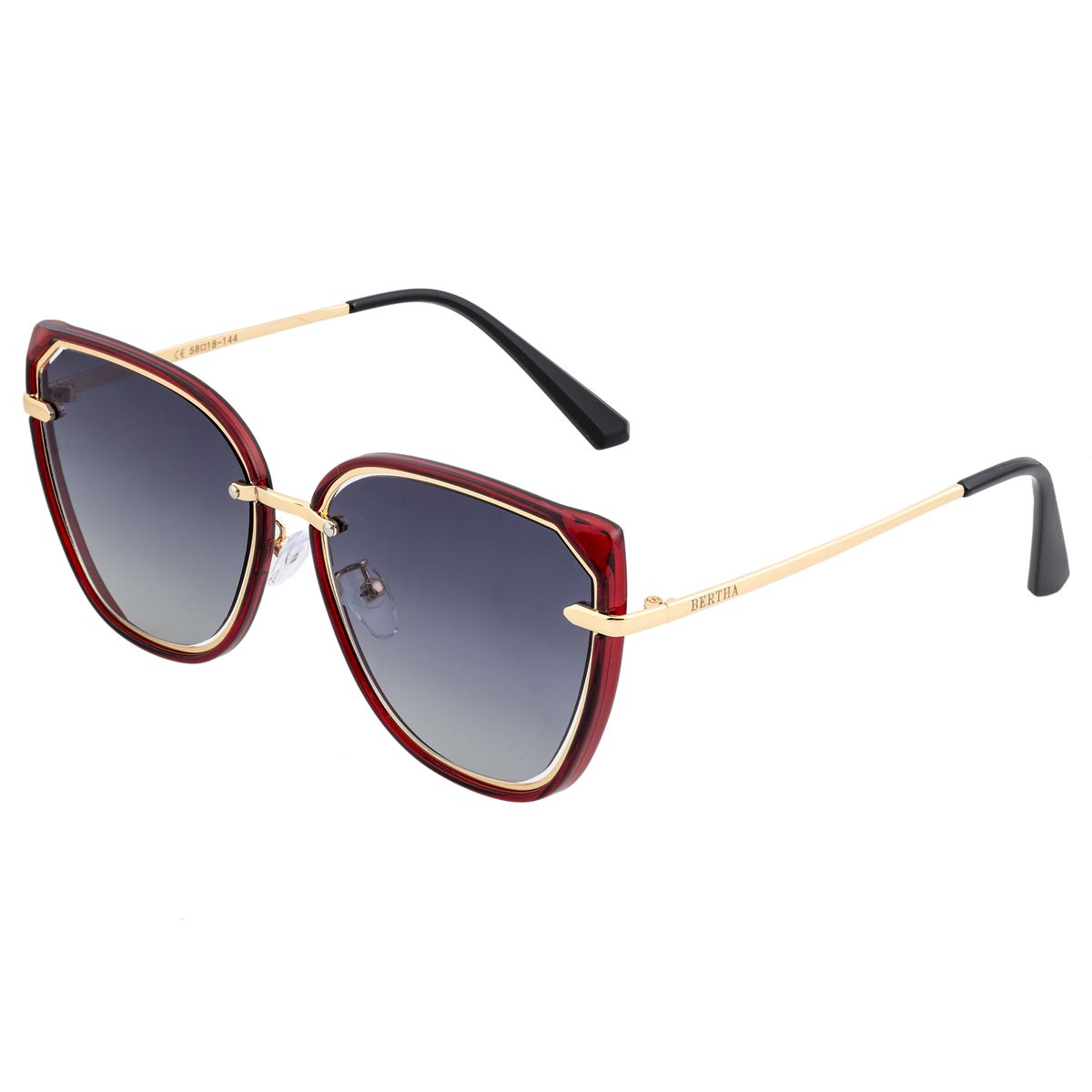 Polarisierte geometrische Cat-Eye-Brille
