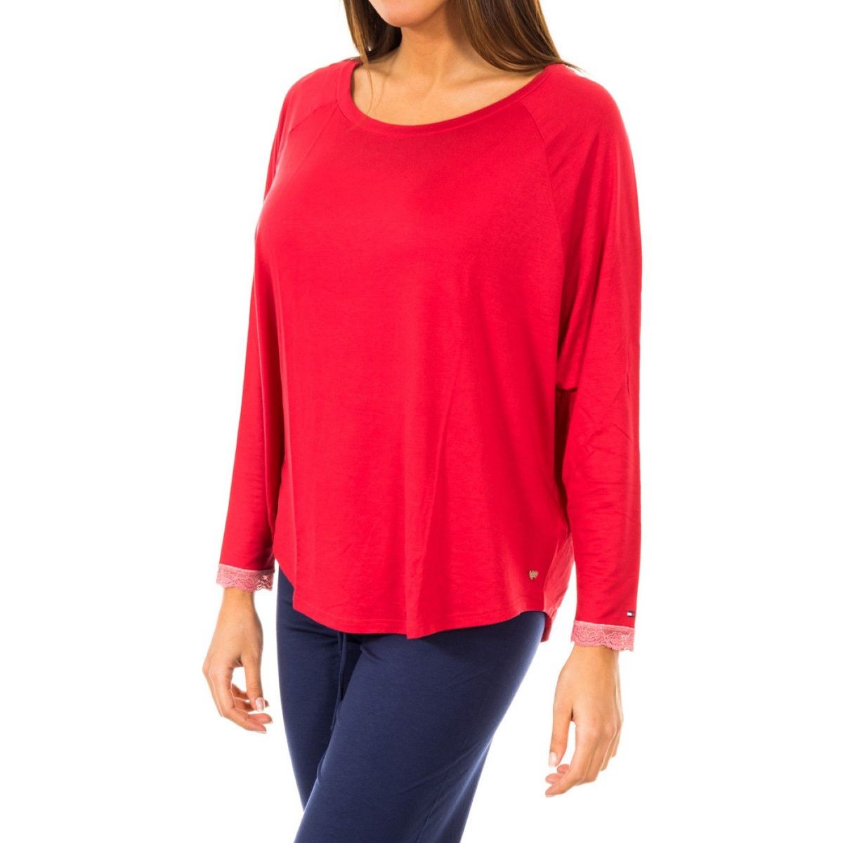 Langarm-Loungeshirt aus Modal