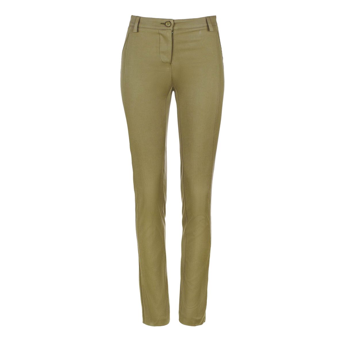 High-Waist Hose mit Biesen-Nähten