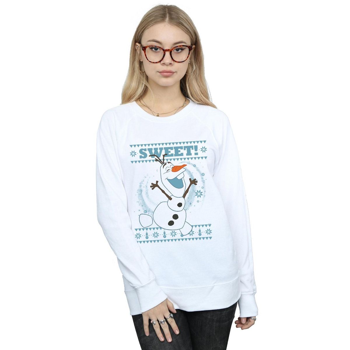 Olaf Holiday Charakter Grafik Pullover