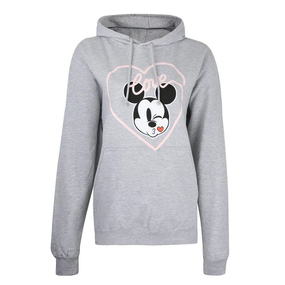 Hoodie mit zwinkerndem Mickey-Herz-Print