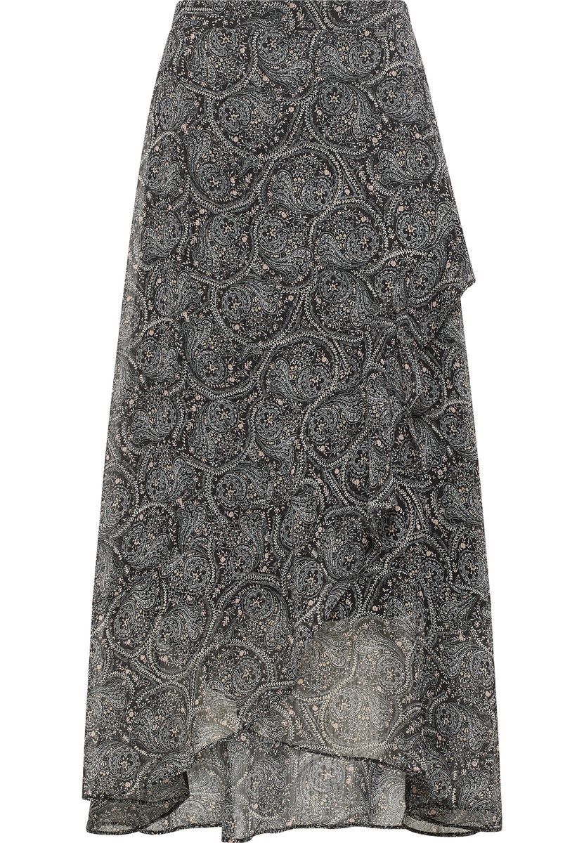 Luftiger Maxirock mit Paisley-Muster