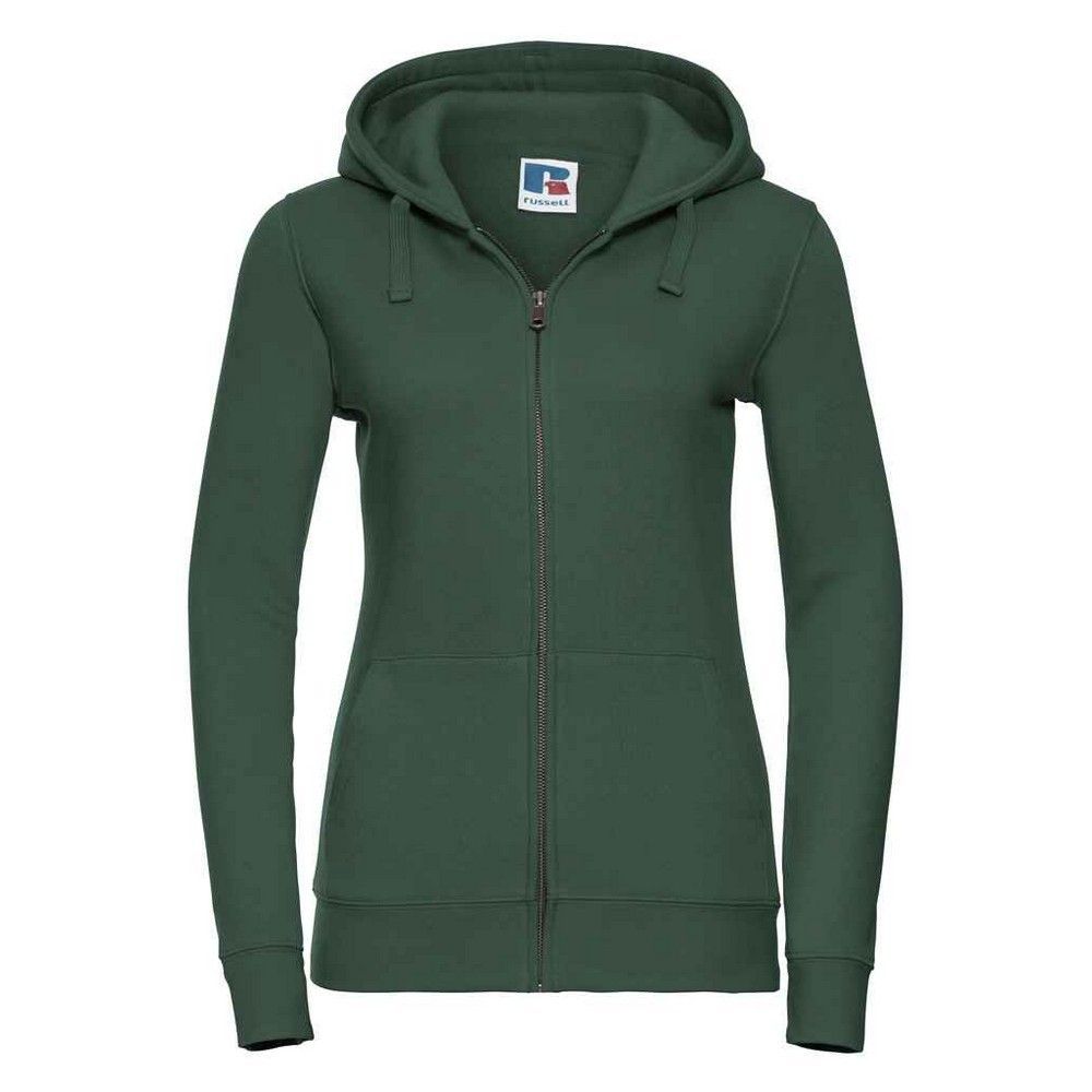 Klassischer Fleece-Kapuzenpullover mit Reißverschluss