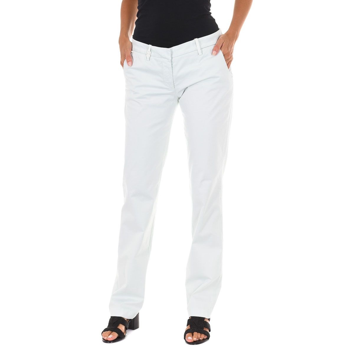 Klassische Chino-Hose mit geradem Bein