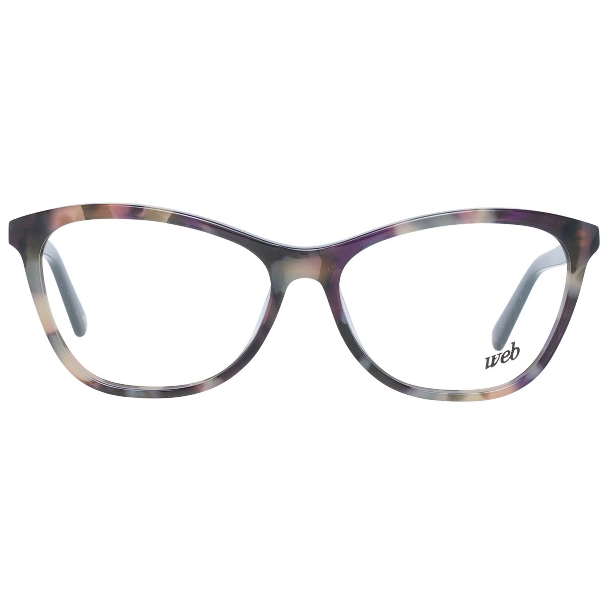 Elegante Cat-Eye-Brillenfassung mit Marmorierung