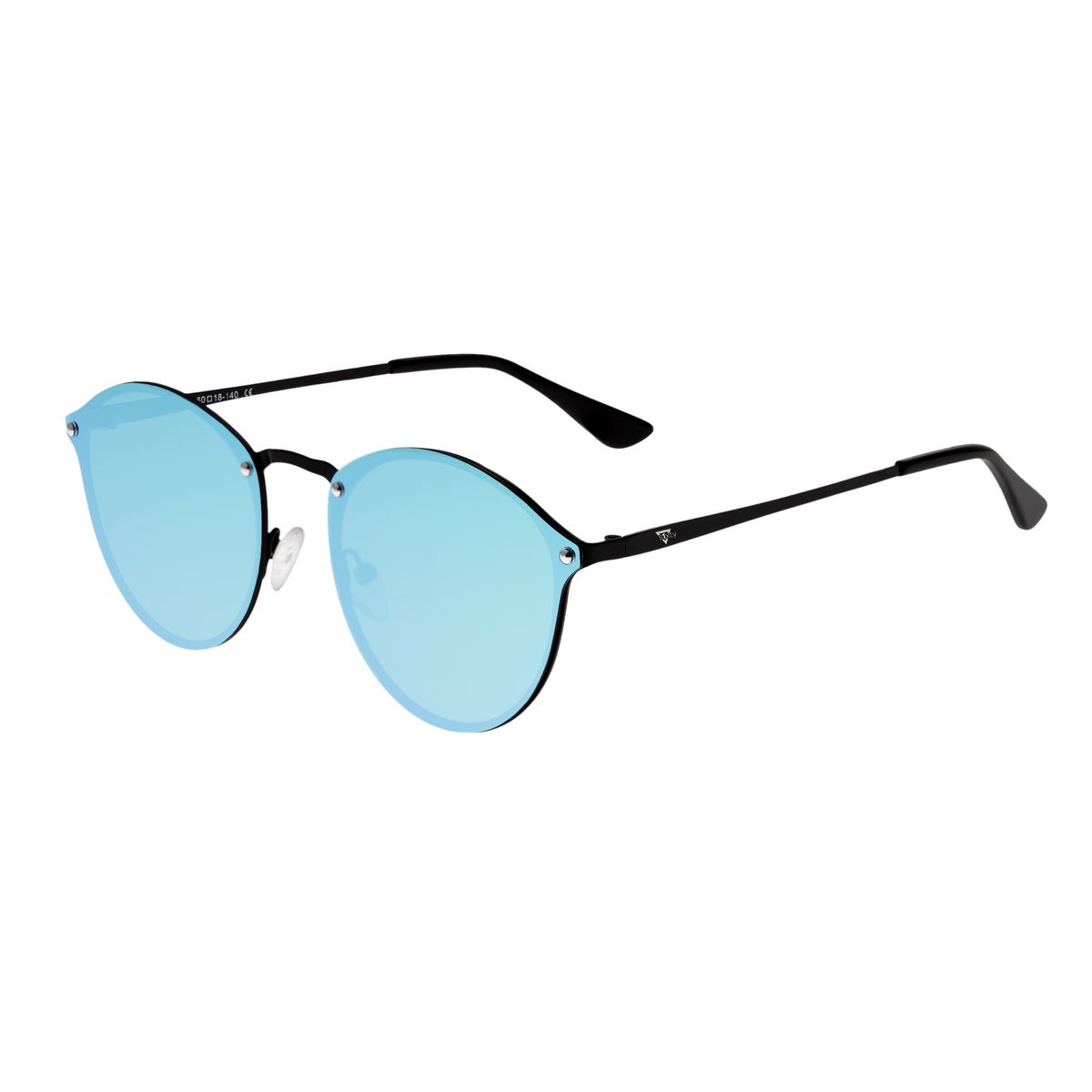 Randlose Runde Polarisierte Verspiegelte Sonnenbrille
