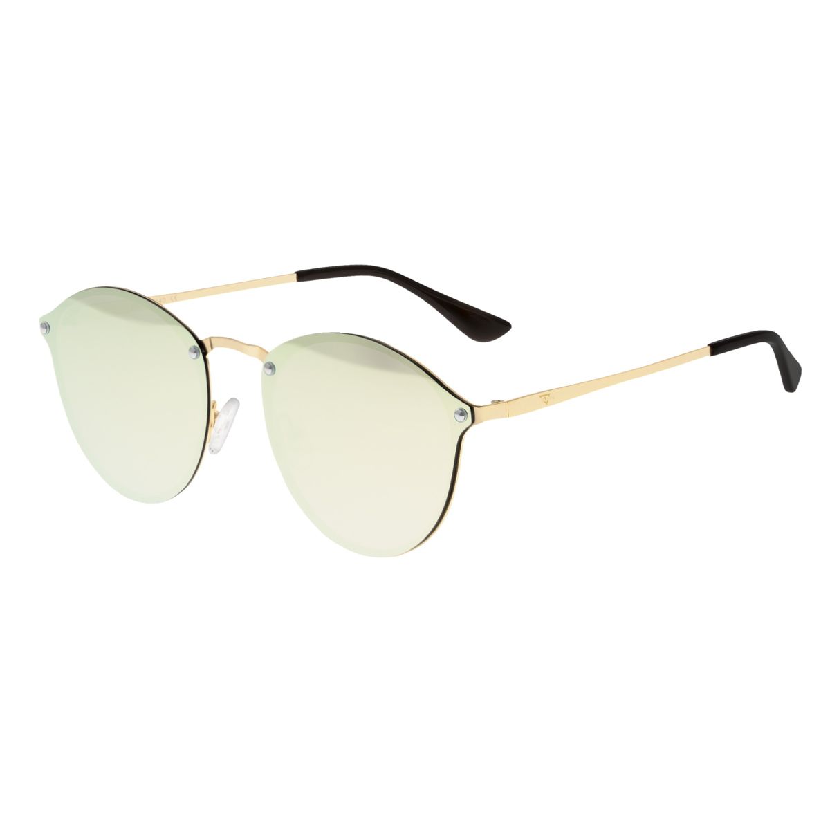 Randlose Runde Polarisierte Verspiegelte Sonnenbrille