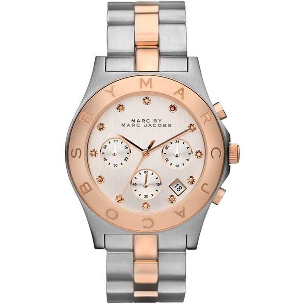 Eleganter Chronograph mit Kristall-Indizes