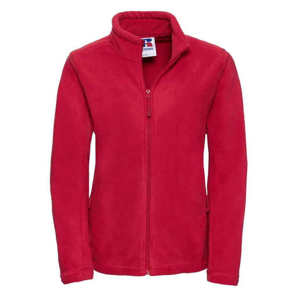 Fleecejacke mit durchgehendem Reißverschluss