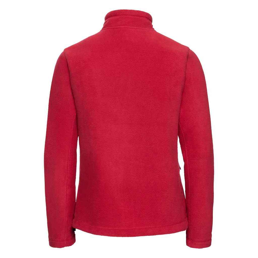 Fleecejacke mit durchgehendem Reißverschluss