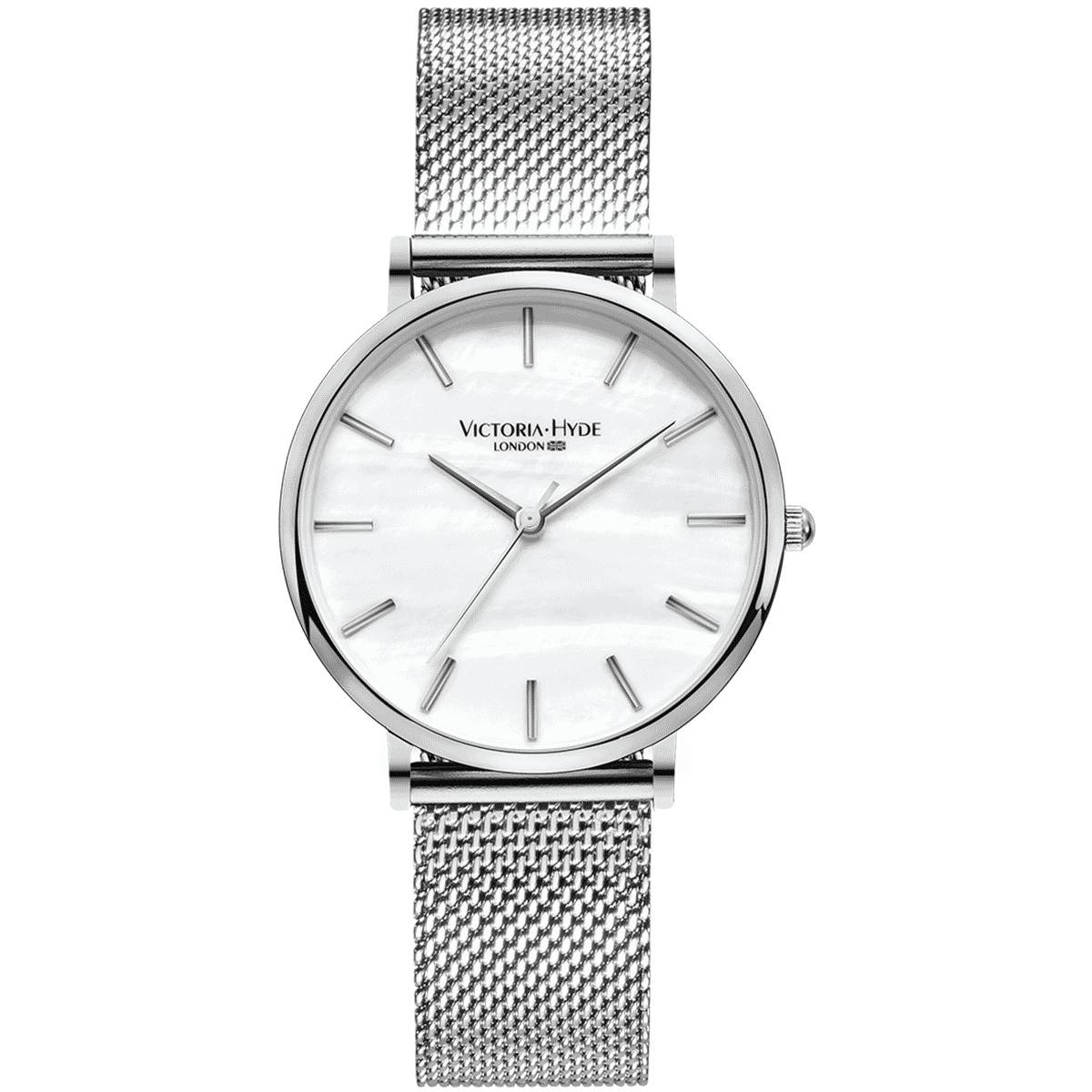 Minimalistische Mesh-Armbanduhr
