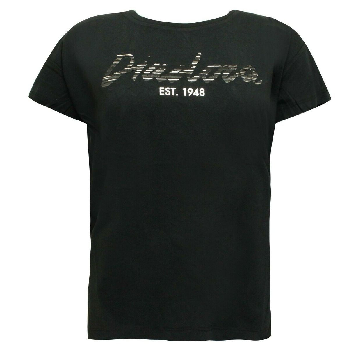 T-Shirt mit Metallic-Logo