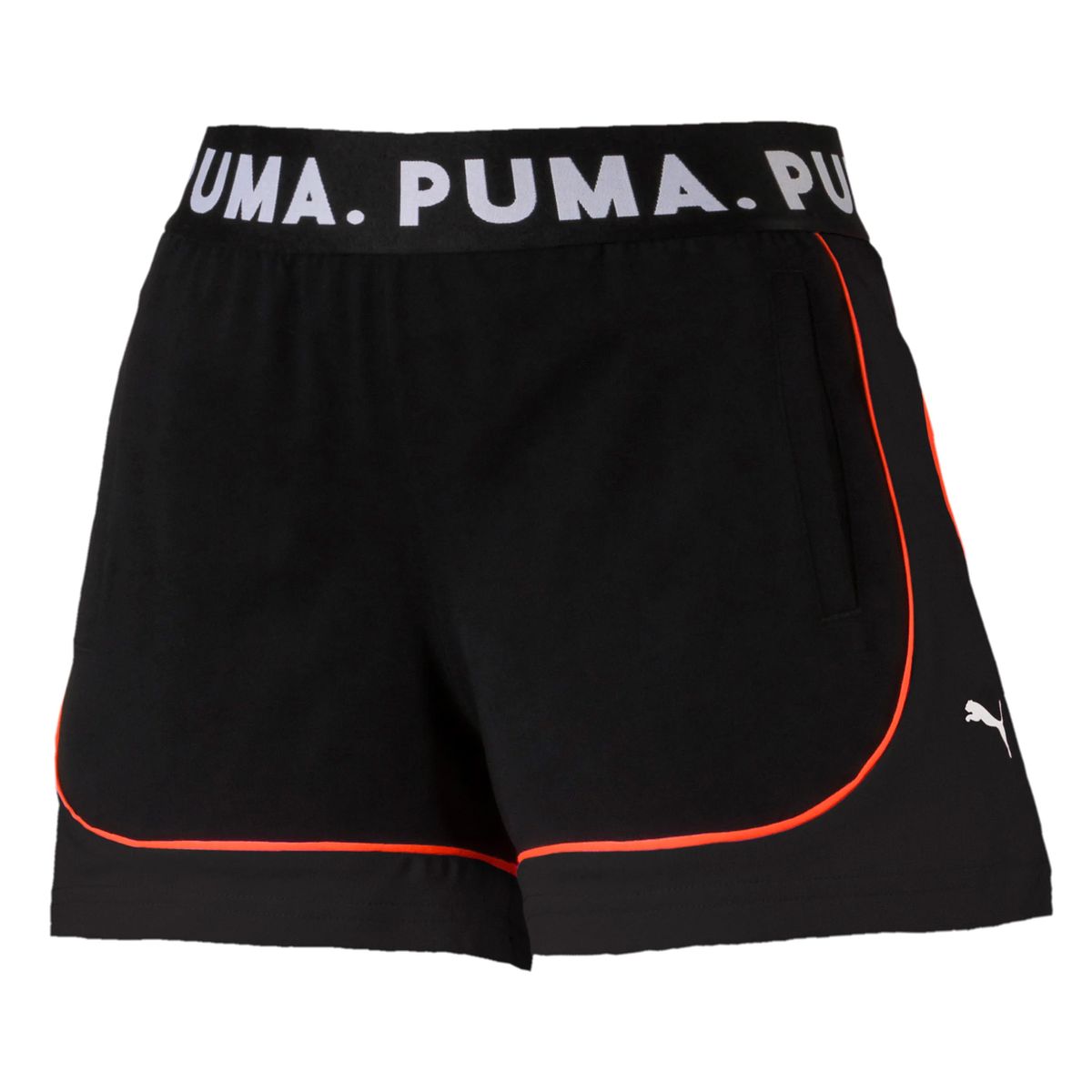 Hochgeschnittene sportliche Trainings-Shorts