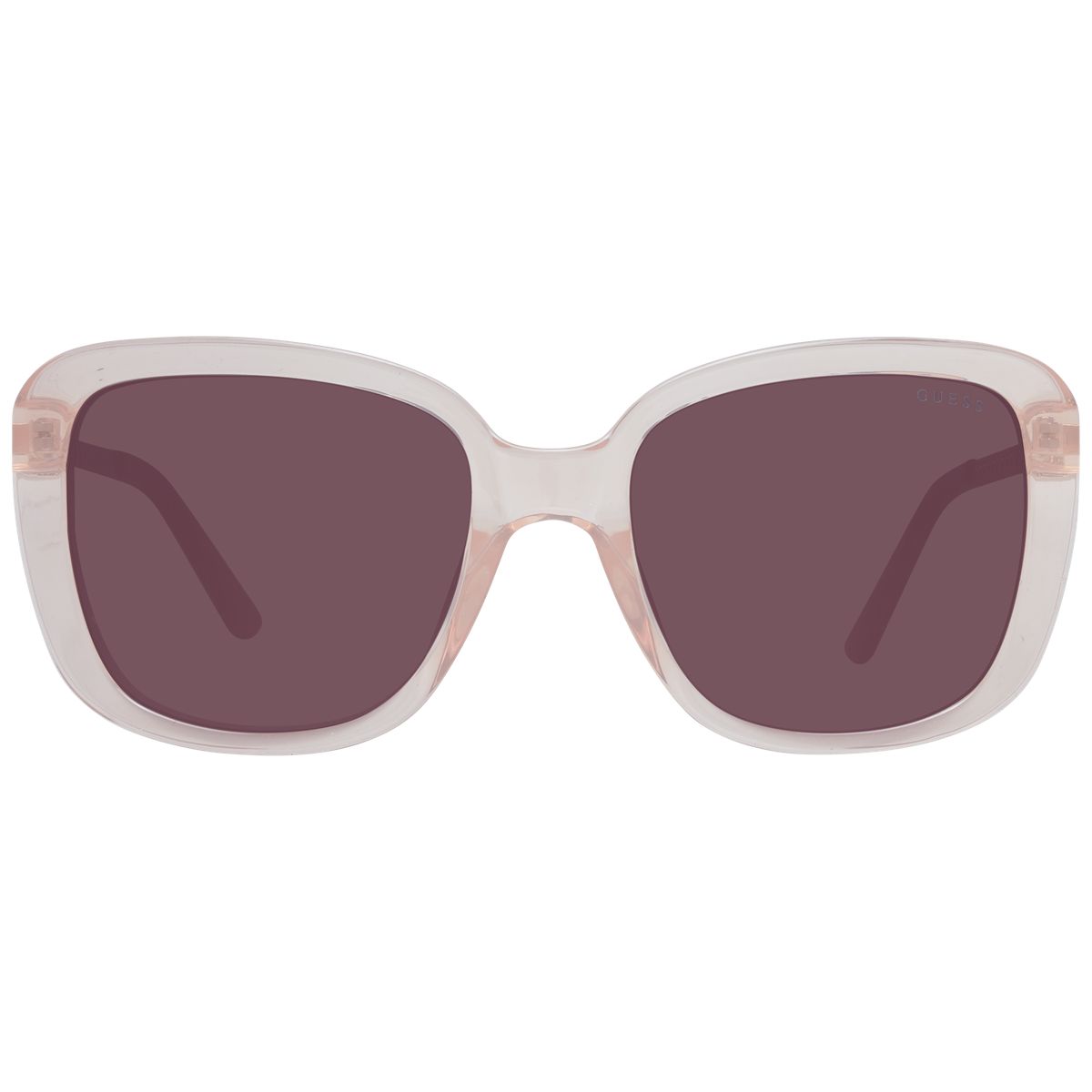 Transparente Quadratische Sonnenbrille mit Farbverlauf