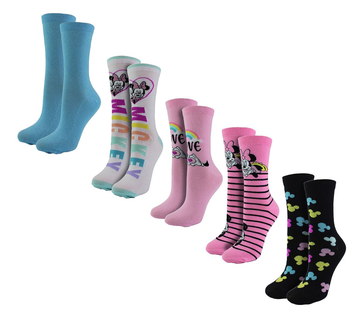 Socken-Set mit Comic-Motiven